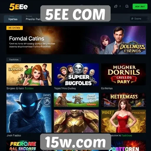 Recursos exclusivos do site 5EE COM